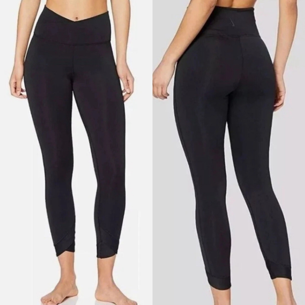 Nike Yoga High Rise Crop Leggings Black Size 1X
